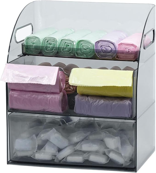 Plastic Under Sink Organizer with Drawers