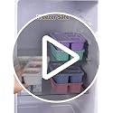 Bento Box 5-Pack, 4-Compartment Lunch Box for Women, Men & Kids, BPA-Free Wheat Straw Snack Containers, Ideal for Meal Prep, Travel, School, Work (White)