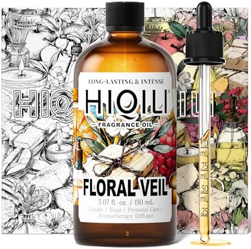 HIQILI Floral Veil Fragrance Oil for Candle, Soap & Diffuser by HIQILI