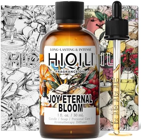 HIQILI Joy Eternal Bloom Fragrance Oil for Diffuser, Candle & Soap by HIQILI