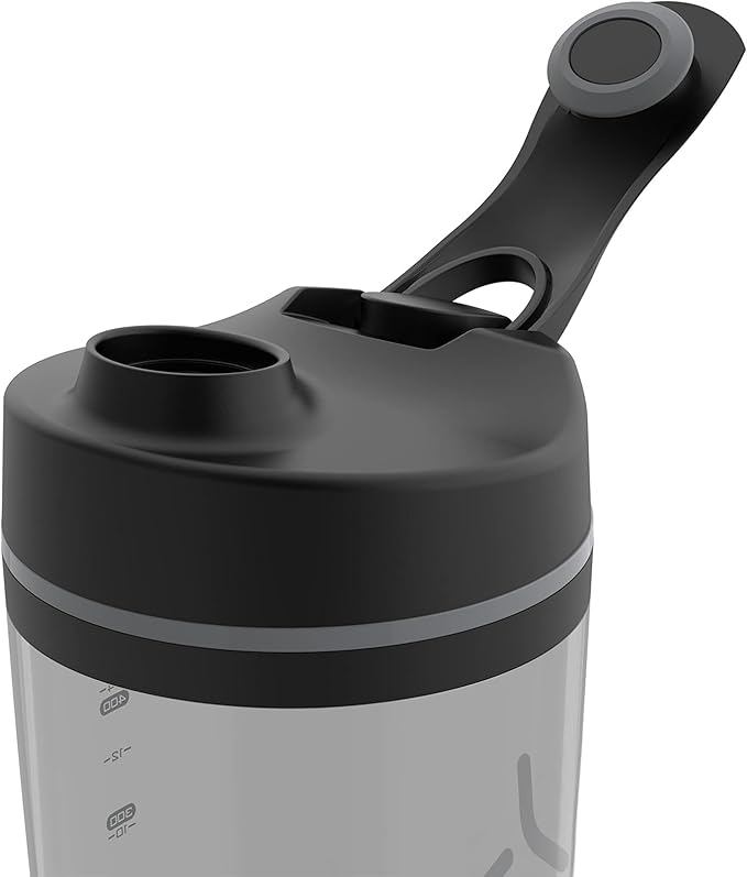 Promixx Pursuit Protein Shaker Bottle, Premium Sports Bottle for Protein Mixes and Supplement Shakes, Easy-Clean Durable Protein Shaker Cup, 950 ml, Midnight Blue