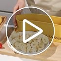 Large Fruit Slicer - Banana, Strawberry, Egg Cutter for Kitchen Yellow