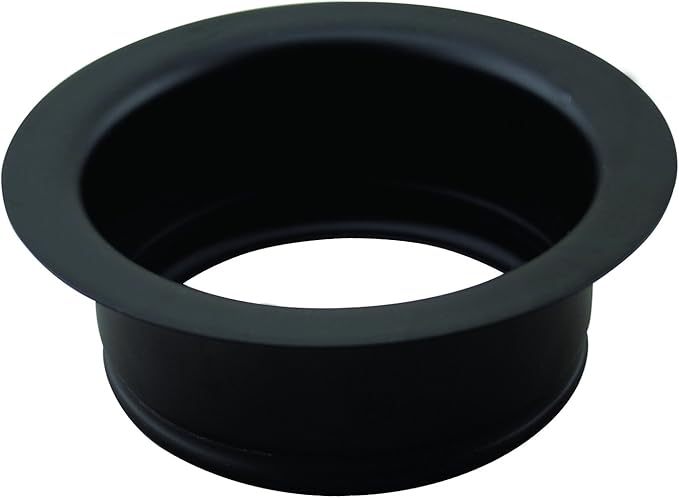 Westbrass A2165-62 4-1/4" OD Post Style Large Kitchen Basket Strainer with Waste Disposal Flange and Stopper Drain Set, Matte Black