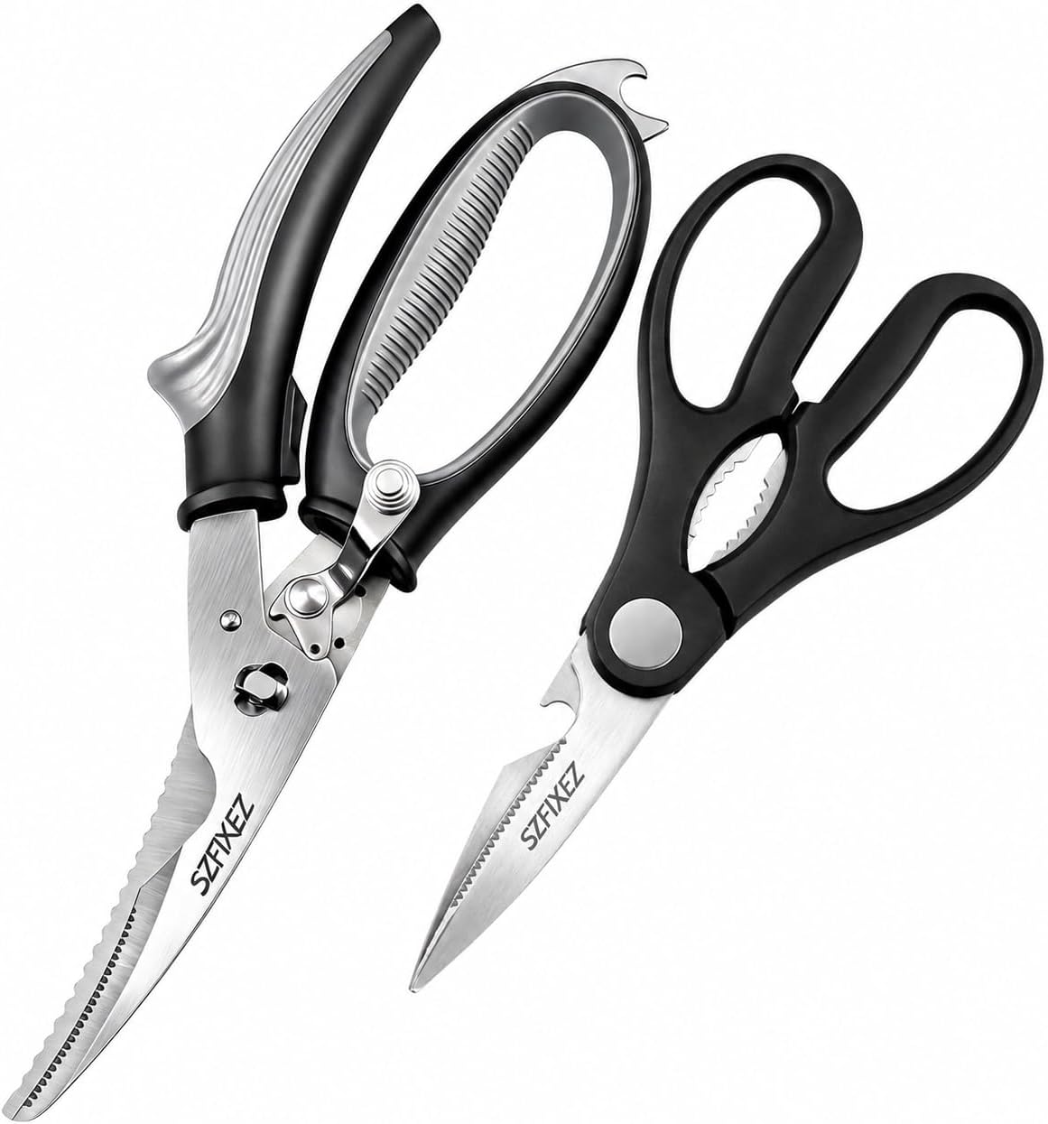 Kitchen Scissors Set, 2 Pack Heavy Duty Poultry Shears