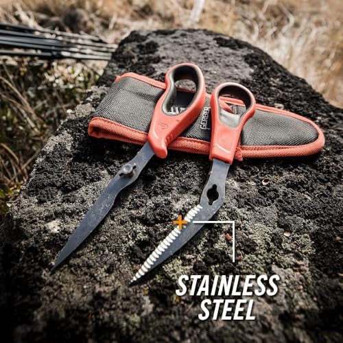 Vital Take-Apart Poultry Kitchen & Hunting Shears, Serrated, Orange