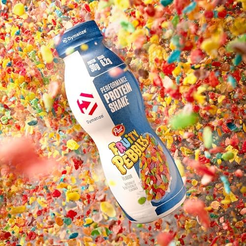 Dymatize 30g High Protein Performance Shake, Fruity Pebbles, 12 Pack