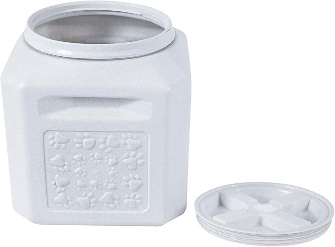 Vittles Vault Pawprint Pet Food Storage Container For Dog Food