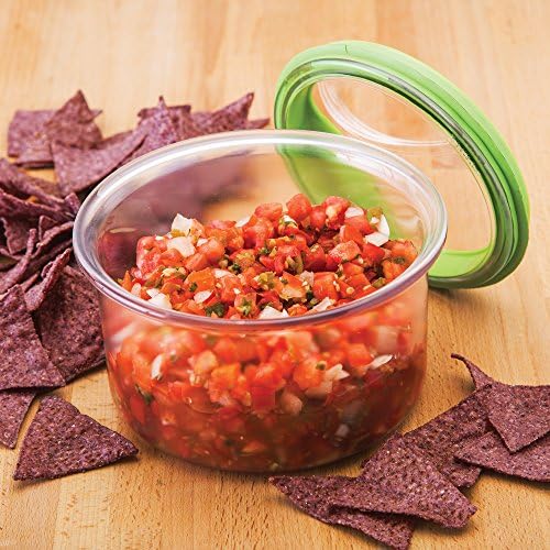 ProKeeper Fresh Guacamole Storage Container with Airtight Lid, 4-Cup, Green