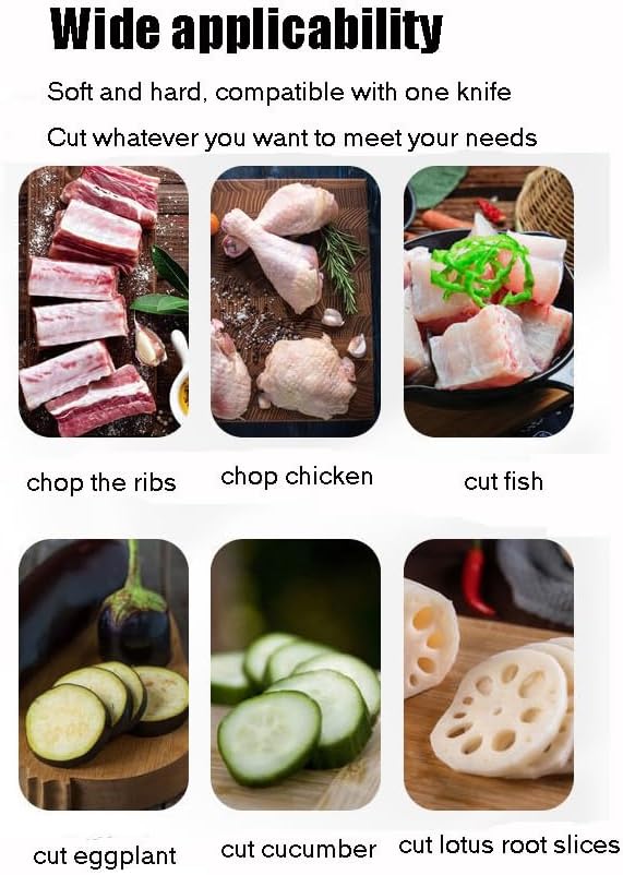 Household Cutting Guillotine,Meat Slicer Bone Cutter,Manual Frozen Meat Ribs Chopper,Stainless Beef Cutter Machine For Rib Fish Chicken Beef,M
