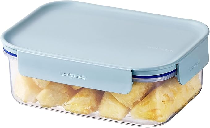 LocknLock Classic-Plus Plastic Food Storage Container | Airtight Plastic Food Storage Containers with Lids | BPA Free Stackable Food Storage for Meal Prep, Leakproof, Freezer & Dishwasher Safe, 420ml