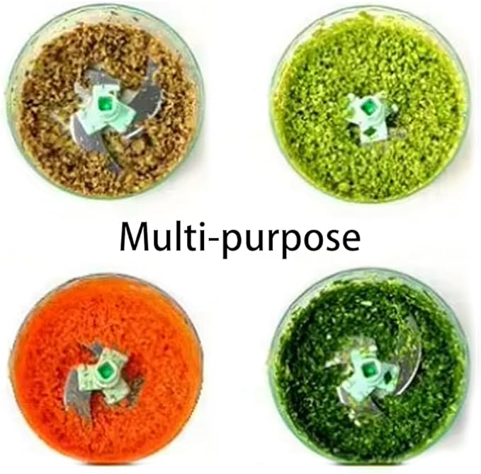 Manual Food Chopper - Vegetable Manual Quick Chopper, Easy-Clean Food Dicer, Suitable for Vegetables, Meat, Fruit, Nuts, Herbs, Onions, Salsa, and More - Multi-Function Manual Food Processor
