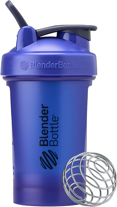 BlenderBottle Classic V2 Shaker Bottle Perfect for Protein Shakes and Pre Workout, 20-Ounce, Reflex Blue