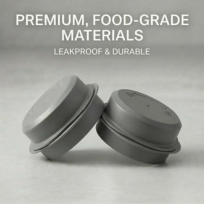 Accessories for Ninja Blast, 2-in-1 Portable Lid & Blade Cover Set Leakproof Dishwasher Safe Replacement Lids, Compatible for Ninja Blast Personal Blender BC100, BC151, CL155 Series (gray)