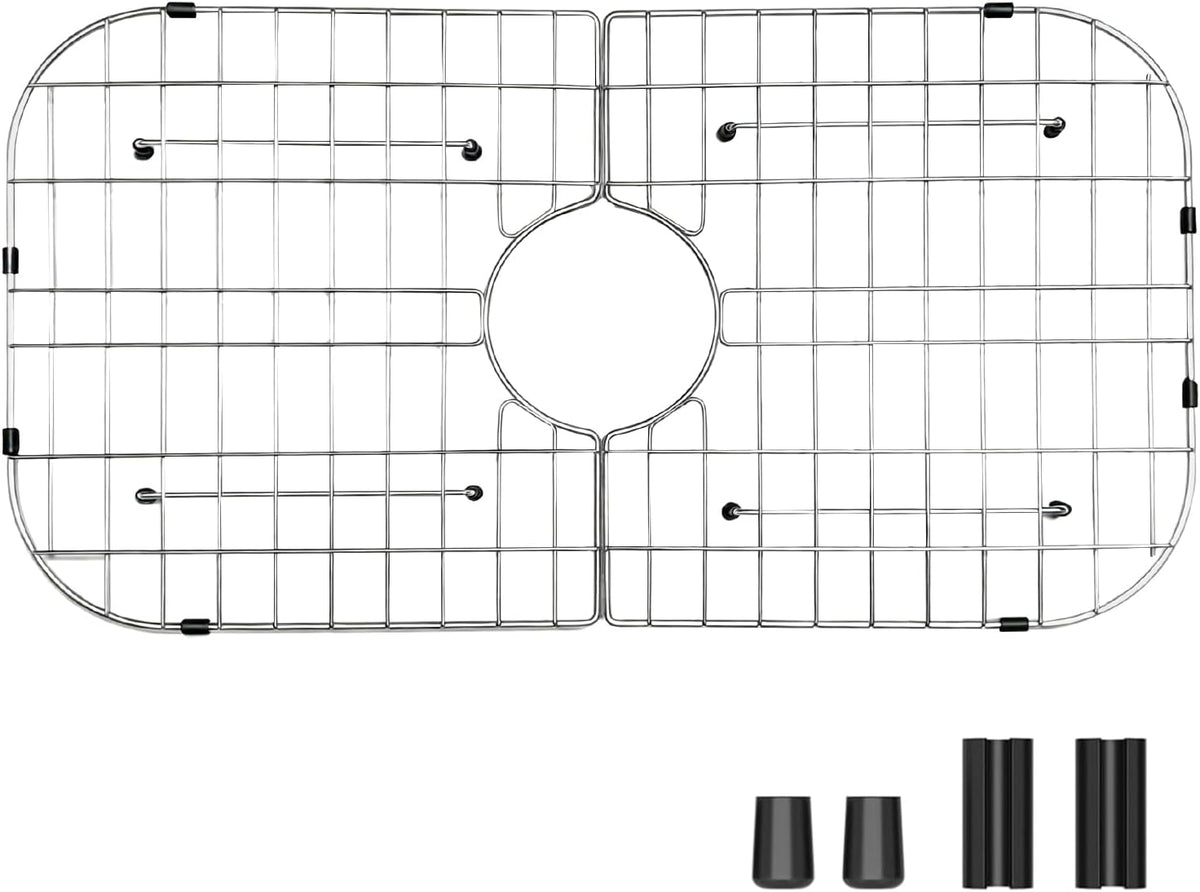 Foldable Sink Protector Grid, 26-1/16"×14-1/16" Sink Bottom Rack