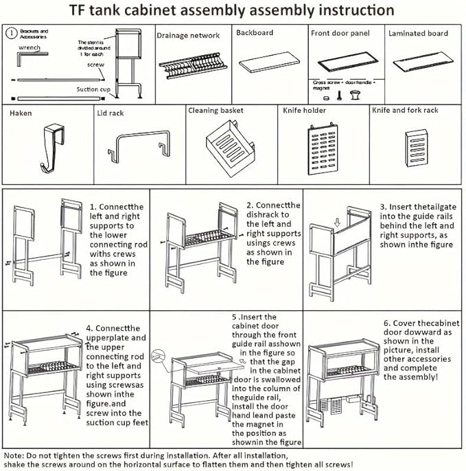 Over The Sink Dish Drying Rack, Over Sink Dish Drain Drying Rack for Kitchen Storage of Dishes and Cutlery, Space Saving Dish Rack with Cover, (Black, 33.5 inch)
