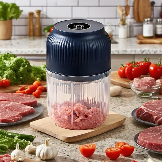 Electric Garlic Chopper Cordless Food Processor 300ML by Unknown