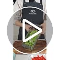 Vegetable Chopper Mandoline Slicer 8-in-1 with Container, 8 Blades for Onion, Veggie & Fruit, Easy Food Slicer Dicer Cutter, Kitchen Gadgets & Essentials