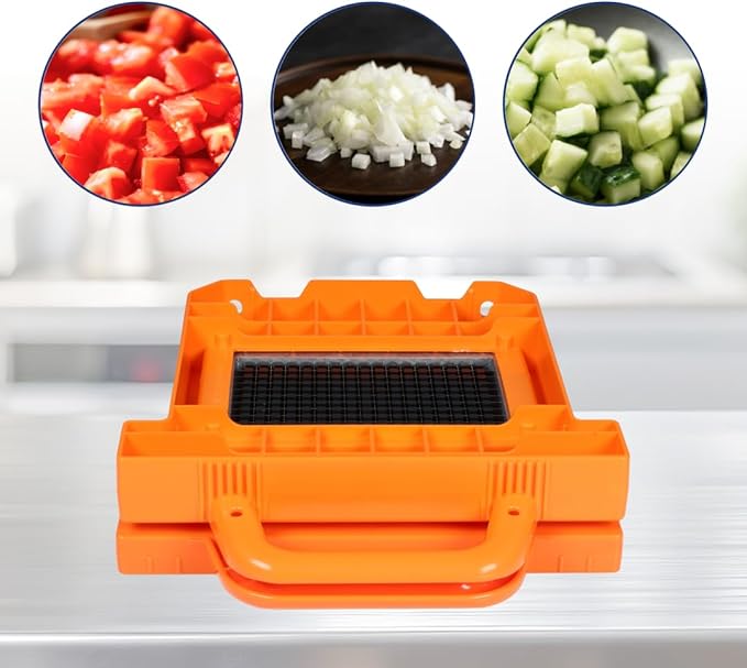 Prince Castle Saber King Dicer Blade & Pusher Set Replacement 1/2" - Vegetable Chopper and Kitchen Chopper Replacement Blade, Veggie Cutter for Dicing