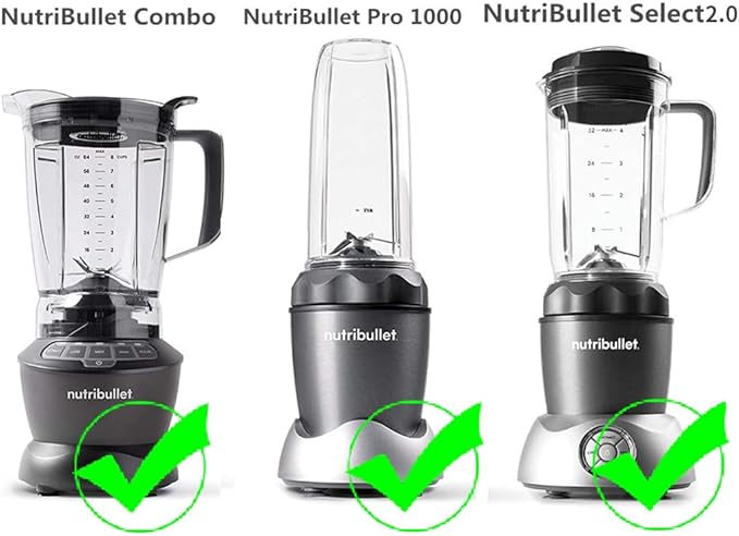Replacement Parts cup with To-Go Lid ，Compatible with NutriBullet Blender Combo NutriBullet Pro 1000 and NutriBullet Select 2.0 (32oz)
