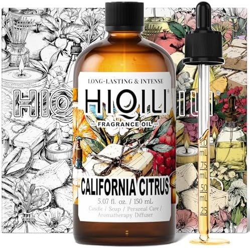 HIQILI California Citrus Fragrance Oil, Fresh for Diffuser - 5.07 Fl Oz by HIQILI