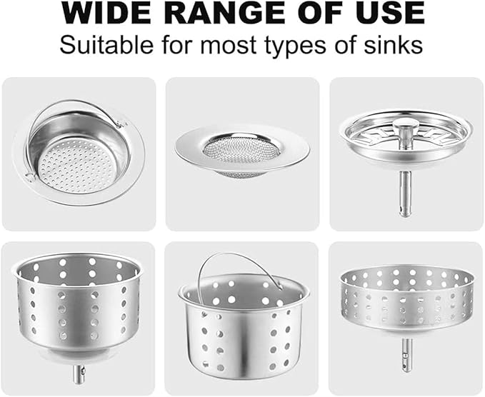 Kitchen Sink Strainer Mesh Bag- 200 PCS Disposable Sink Net Strainer Filter Bags for Sink Drain for Collecting Kitchen Food Waste Leftover Garbage