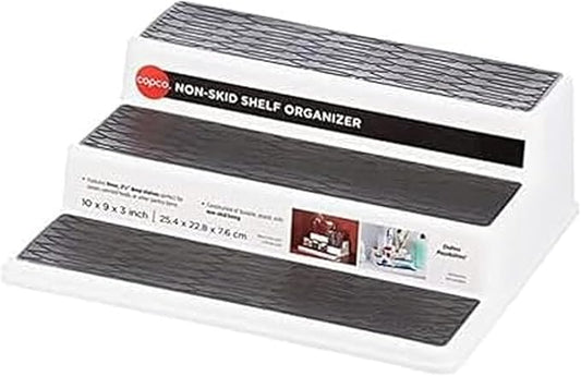 Non-Skid 3-Tier Spice Rack Organizer for Cabinet, Easy Clean Storage Solution