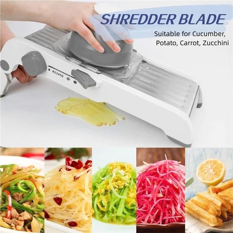 18‑in‑1 Adjustable Mandoline Slicer Stainless Steel Vegetable Cutter - Image 7