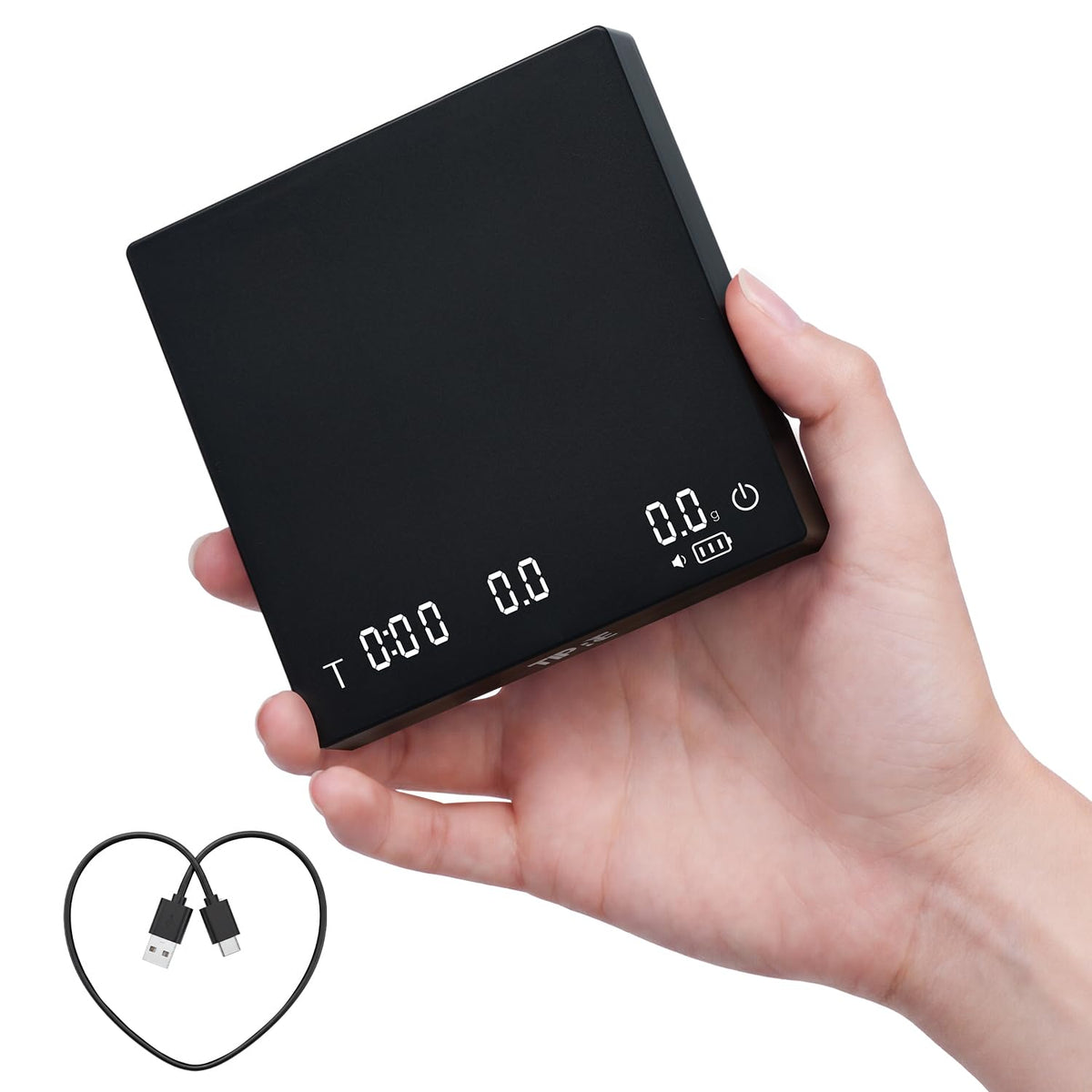 Espresso Coffee Scale with Timer, 0.1g Precision Digital Shot Scale