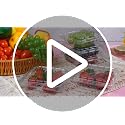 60 Pcs Plastic Berry Basket with Clamshell Lids