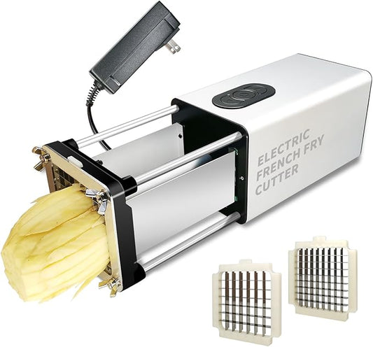 Electric French Fry Cutter, Cucumbers