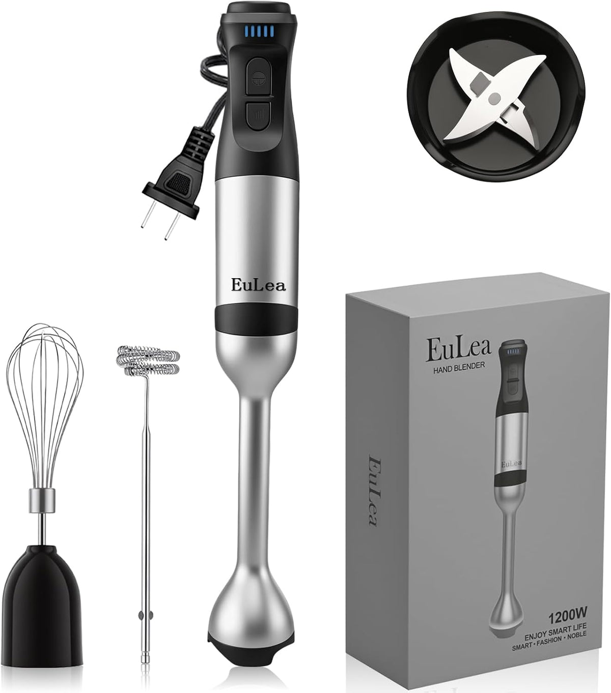 3-in-1 Immersion Blender 1200W 5-Speed Set