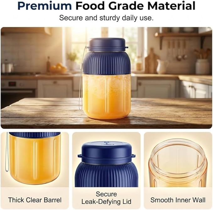 Wireless Juicer Cup Portable Juicer Cup, 44oz Personal Portable Blender Cup, Rechargeable wireless juicers Cordless Juice Mug for Shakes Smoothies Ice Crushing Travel Gym (Green)