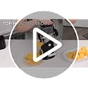 Rotary Cheese Grater Hand Crank, 5-in-1 Vegetable Chopper Spiralizer Slicer