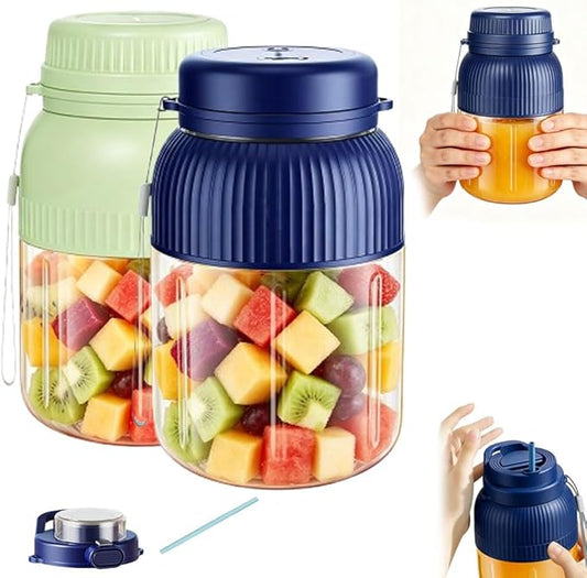 Wireless Juicer Cup, 2026 Upgrade 44oz Personal Size Blenders for Shakes and Smoothies, Portable Blender Cup Rechargeable Dual Lid Travel Drinking Cup for Gym Office Outdoor Camping Essential (2 PCS)