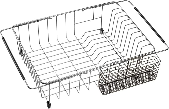 Stainless Steel Utensil Drying Rack Silverware Holder for Dish Rack