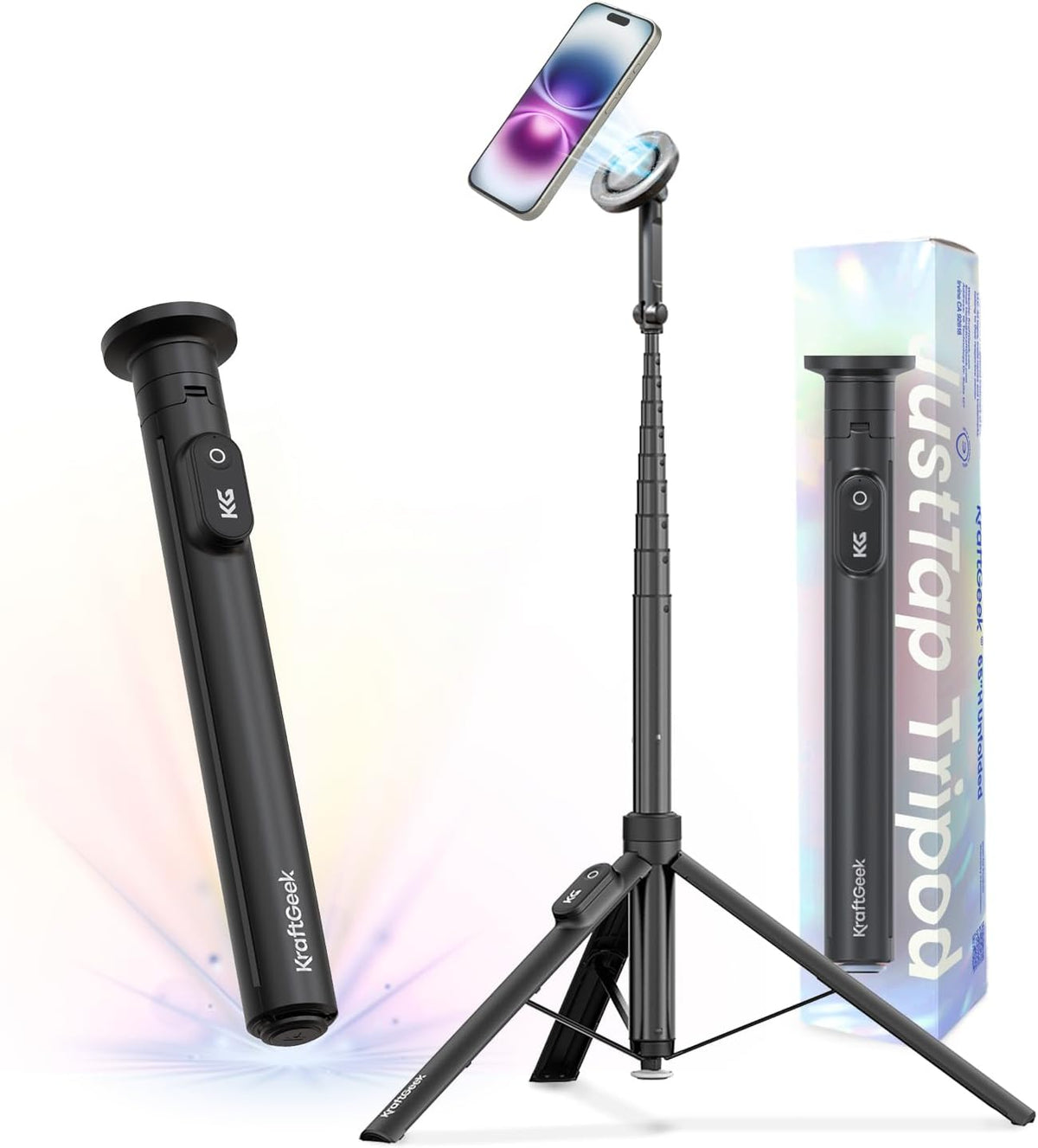 Magnetic Phone Tripod for iPhone, JustTap Tripod for MagSafe