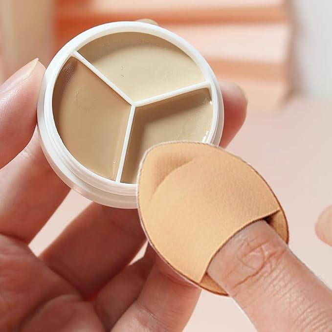 ROYHOO 75PCS Finger Powder Puff Mini Makeup Sponge Soft Beauty Makeup Blender Puff for Foundation, Face Powder, Under Eye Setting, Concealer, Repair Cream, Cosmetic Tool