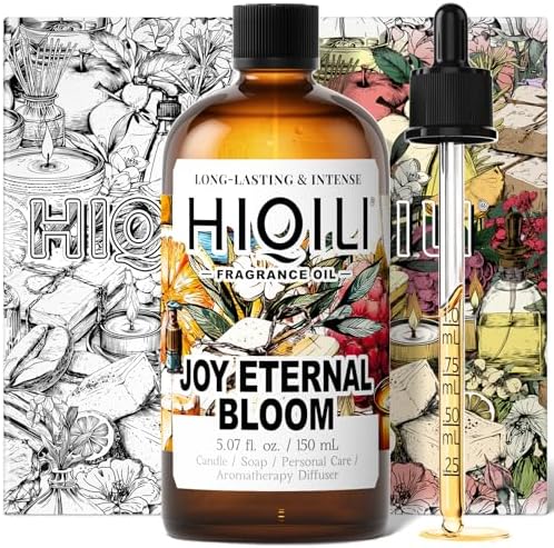 HIQILI Joy Eternal Bloom Fragrance Oil for Diffuser, Candle & Soap by HIQILI