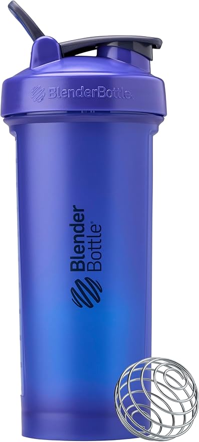 BlenderBottle Classic V2 Shaker Bottle Perfect for Protein Shakes and Pre Workout, 28-Ounce, Reflex Blue