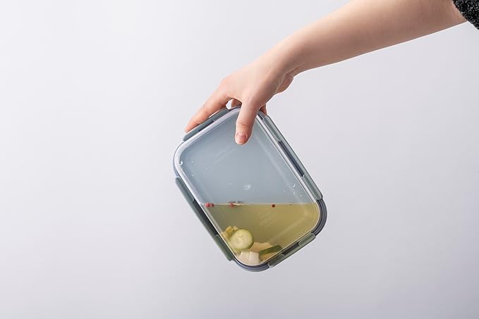 LocknLock Classic-Plus Plastic Food Storage Container | Airtight Plastic Food Storage Containers with Lids | BPA Free Stackable Food Storage for Meal Prep, Leakproof, Freezer & Dishwasher Safe, 420ml
