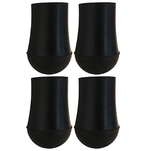 OCS Parts 1-Inch Rubber Foot Replacement | Replacement Rubber Feet Compatible with Choice Food Choppers, Dicers, Wedgers, Cutters, and Slicers (4)