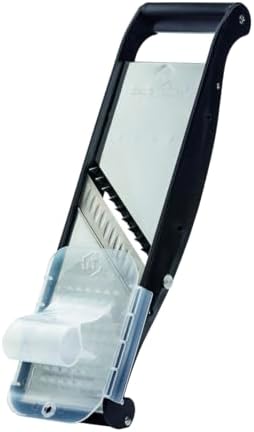 BRON COUCKE Professional Mandoline - Stainless Steel - Slices Fruits and Vegetables - French Fries and Julienne - Adjustable Thickness by LOUISTELLIER