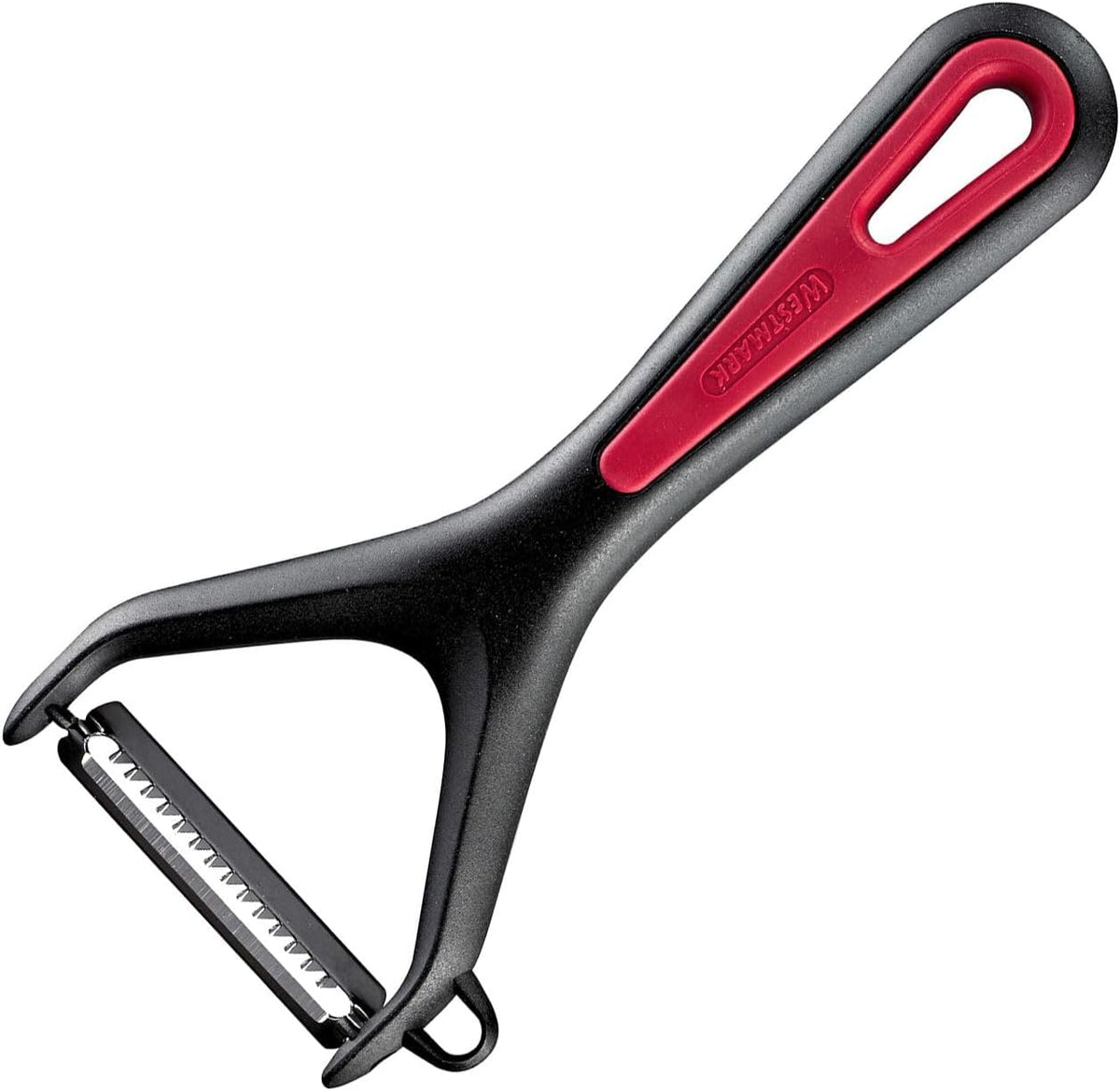 Germany Stainless Steel Julienne Vegetable Peeler (Red/Black)