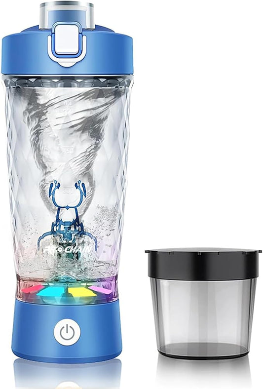 PROCHAIN Electric Protein Shaker Bottle, Protein Shakes Mixer, Portable Pre Workout Self Mixing Cup, Made with BPA-Free Tritan, 22oz