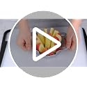 Apple Slicer, HEAVY DUTY Apple Corer, 12-Blade Stainless Steel Apple Cutter Divider Pitter ，Sturdy and Sharp