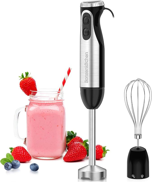 Immersion Handheld Blender with Whisk