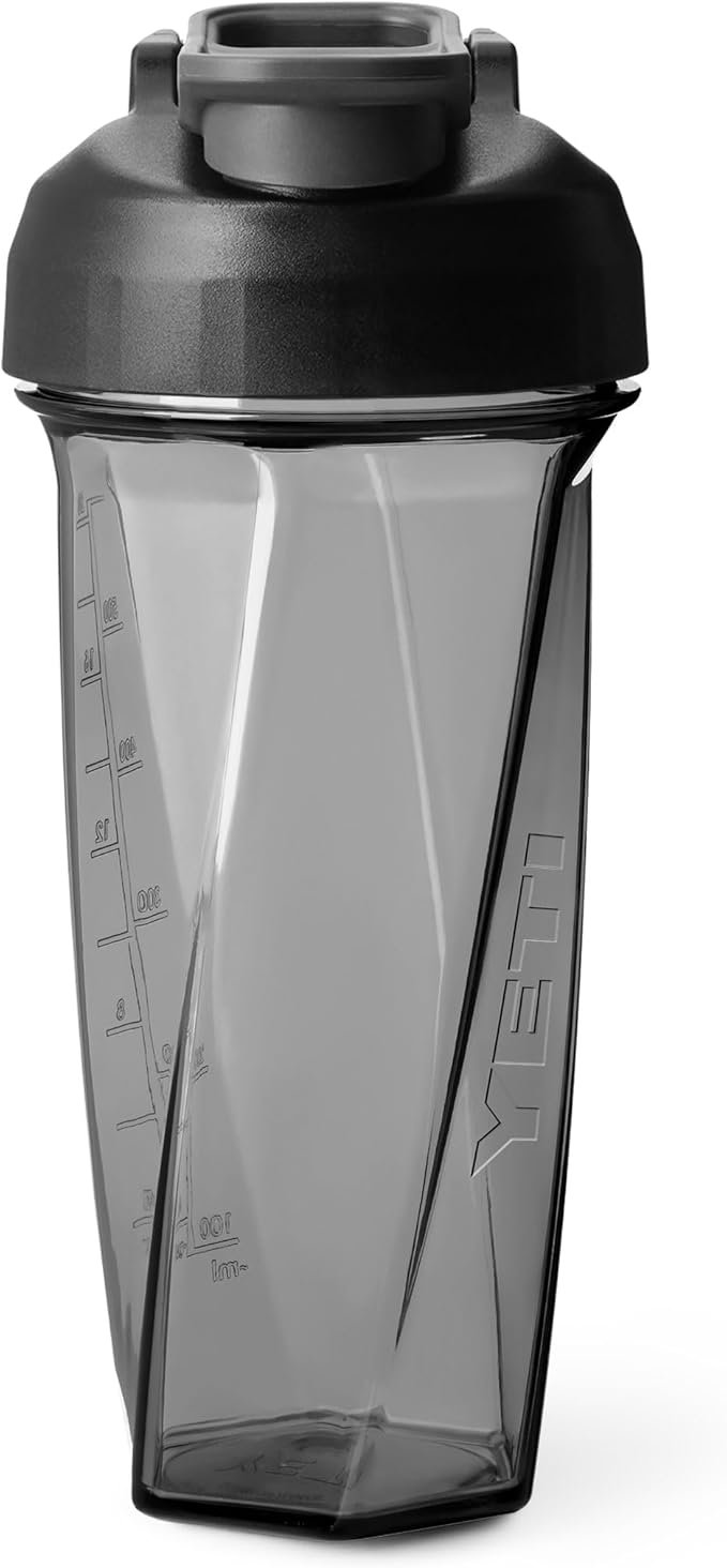 Yonder Helimix Vortex Blender Shaker Bottle Holds up to 27oz, Charcoal