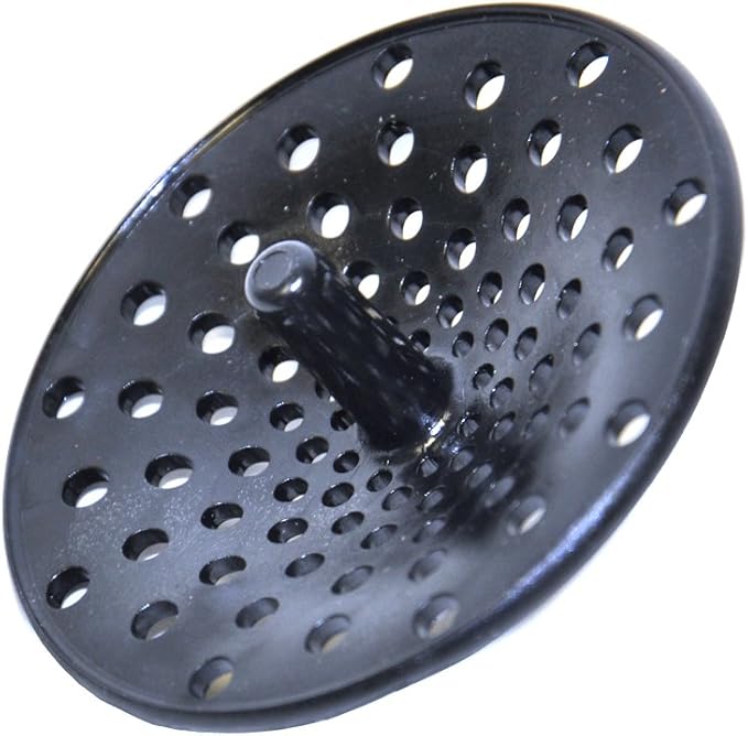 Danco Kitchen Sink Drain Garbage Disposal Strainer | Drain Protector | Black Concave Design (10427), 3.25 inches