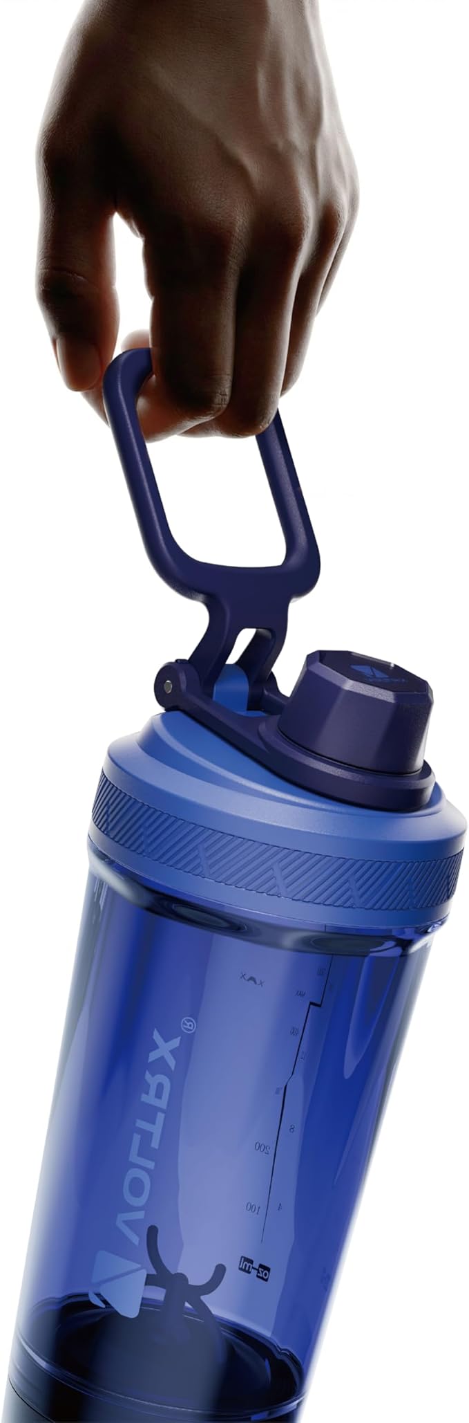 VOLTRX Shaker Bottle, Gallium USB C Rechargeable Electric Protein Shake Mixer, Shaker Cups for Protein Shakes and Meal Replacement Shakes, BPA Free, Made with Tritan, Steel Teal, 20oz