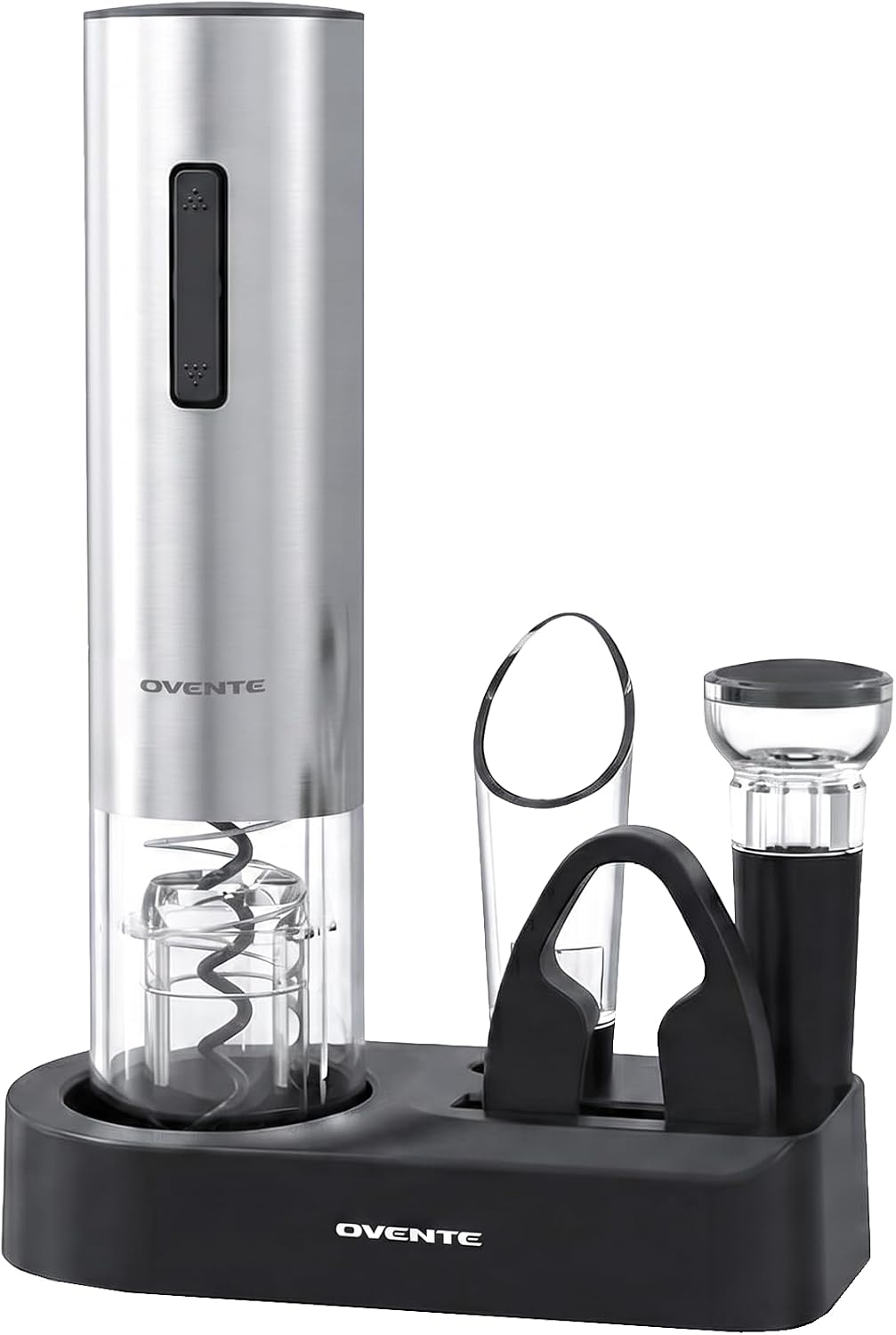 Rechargeable Electric Wine Opener Set, Silver, WBR446S